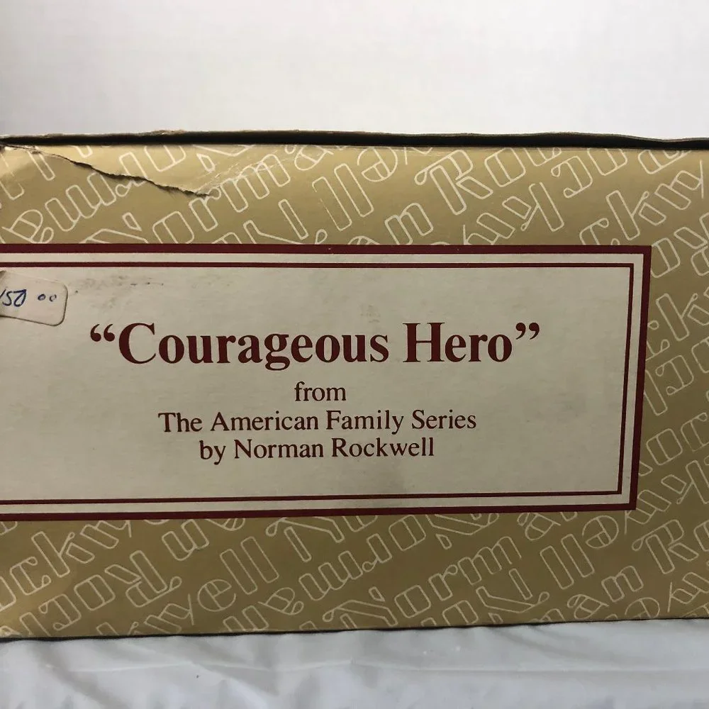 Norman Rockwell Courageous Hero Figurine
